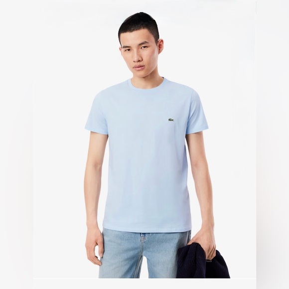 Lacoste Other - BNWOT Lacoste Men's Sky Blue Pima cotton Short Sleeve Tee size L